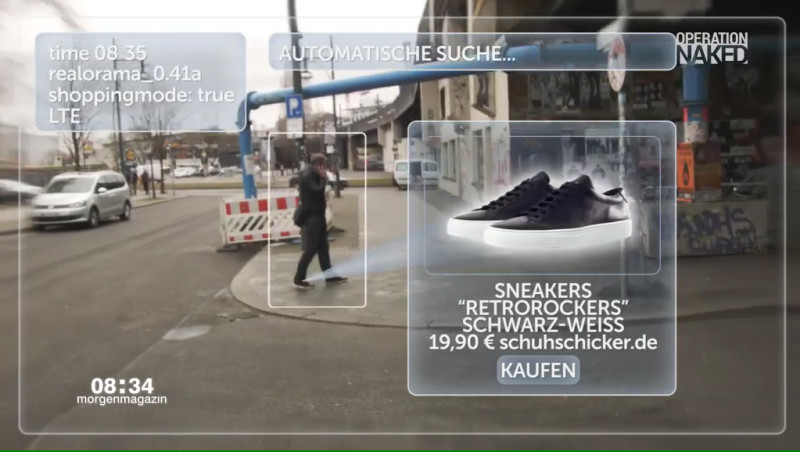 Blick durch die Real-O-Rama-Brille